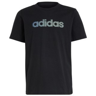 T-shirt adidas LIN GT Tee Jr IB9138 czarny 140 cm Adidas