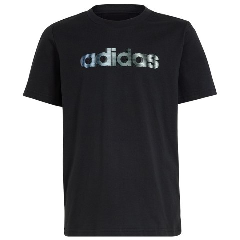 T-shirt adidas LIN GT Tee Jr IB9138 czarny 140 cm Adidas T-shirt adidas LIN GT Tee Jr IB9138 czarny 140 cm Adidas