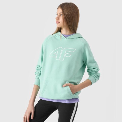 Bluza 4F 4FJWSS24TSWSF0921 47S zielony 140 cm 4F Bluza 4F 4FJWSS24TSWSF0921 47S zielony 140 cm 4F