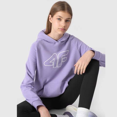 Bluza 4F 4FJWSS24TSWSF0921 52S fioletowy 128 cm 4F Bluza 4F 4FJWSS24TSWSF0921 52S fioletowy 128 cm 4F