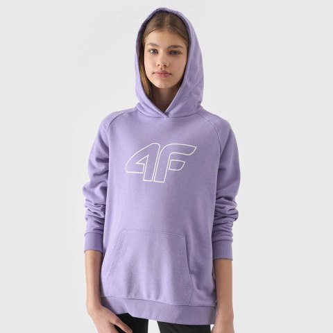 Bluza 4F 4FJWSS24TSWSF0921 52S fioletowy 128 cm 4F Bluza 4F 4FJWSS24TSWSF0921 52S fioletowy 128 cm 4F