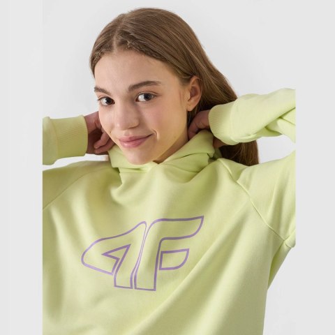 Bluza 4F 4FJWSS24TSWSF0921 72S zielony 146 cm 4F Bluza 4F 4FJWSS24TSWSF0921 72S zielony 146 cm 4F