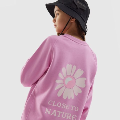 Bluza 4F 4FJWSS24TSWSF0946 56S różowy 140 cm 4F