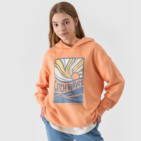 Bluza 4F 4FJWSS24TSWSM0935 65S pomarańczowy 146 cm 4F