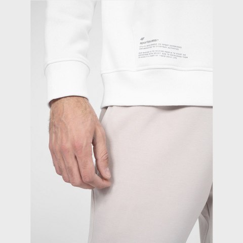 Bluza 4F 4FSS23TSWSM230 10S biały XXL 4F Bluza 4F 4FSS23TSWSM230 10S biały XXL 4F