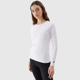 Koszulka 4F 4FWSS24TLONF218 10S biały XXL 4F
