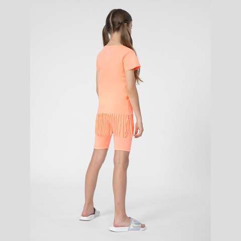 Legginsy 4F 4FJSS23TTIGF051 64N pomarańczowy 134/140 cm 4F