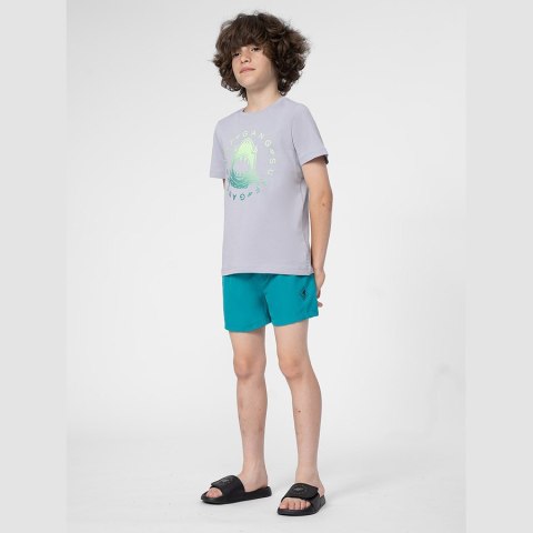 Spodenki 4F 4FJSS23UBDSM018 47S zielony 128 cm 4F Spodenki 4F 4FJSS23UBDSM018 47S zielony 128 cm 4F