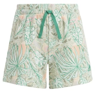 Spodenki adidas SUM Allover Print Short HR5833 zielony 140 cm Adidas