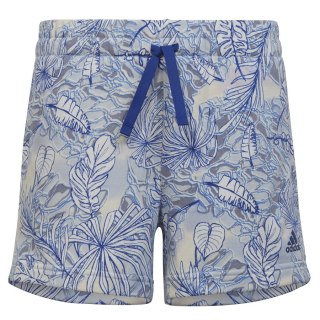 Spodenki adidas SUM Allover Print Short girls HR5832 niebieski 152 cm Adidas