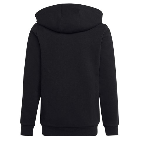 Bluza adidas 3 Stripes FL Full-Zip Hoody Jr HR6331 czarny 140 cm Adidas Bluza adidas 3 Stripes FL Full-Zip Hoody Jr HR6331 czarny 140 cm Adidas