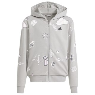 Bluza adidas BLUV Zip Hoodie IS3755 szary 140 cm Adidas
