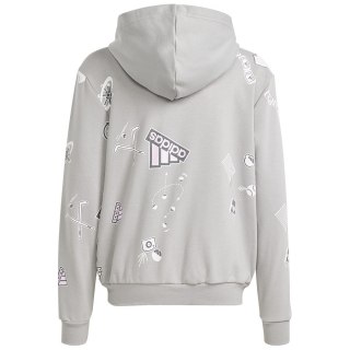 Bluza adidas BLUV Zip Hoodie IS3755 szary 140 cm Adidas