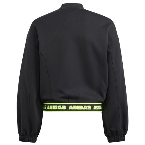 Bluza adidas D Crop Bomber girl IA1531 czarny 140 cm Adidas