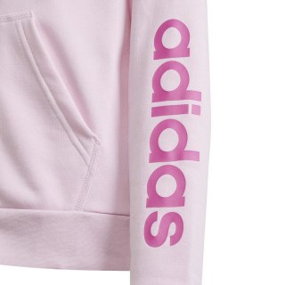 Bluza adidas Essentials Linear Full-Zip Hoodie girls IS2666 różowy 164 cm Adidas
