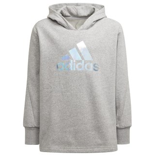 Bluza adidas G M Hoodie girls H57219 szary 140 cm Adidas