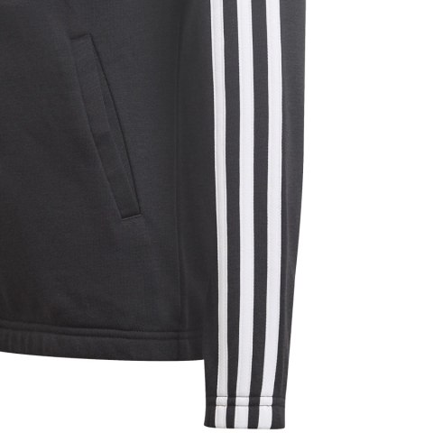 Bluza adidas Girls Essentials 3S Full-zip Hoodie GQ8356 czarny 140 cm Adidas Bluza adidas Girls Essentials 3S Full-zip Hoodie GQ8356 czarny 140 cm Adidas