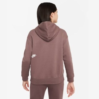 Bluza Nike NSW OS PO Hoodie Jr girls DZ4620 291 fioletowy M (137-147) Nike