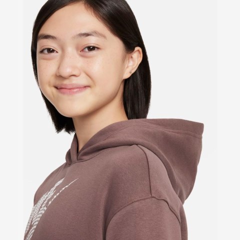 Bluza Nike NSW OS PO Hoodie Jr girls DZ4620 291 fioletowy S (128-137) Nike Bluza Nike NSW OS PO Hoodie Jr girls DZ4620 291 fioletowy S (128-137) Nike