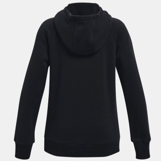 Bluza UA Girl's Rival Logo Hoodie 1366399 001 czarny M Under Armour