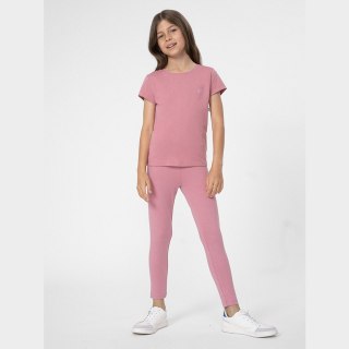 Legginsy 4F 4FJSS23TTIGF038 54S różowy 140 cm 4F