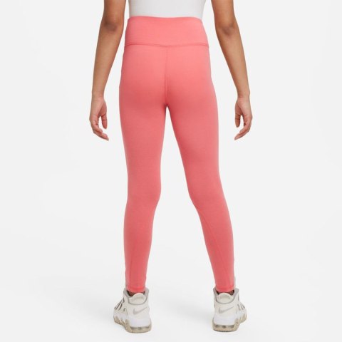 Legginsy Nike G Nsw Favorites Gx Hw Legging CU8248 894 pomarańczowy S (128-137cm) Nike Legginsy Nike G Nsw Favorites Gx Hw Legging CU8248 894 pomarańczowy S (128-137cm) Nike