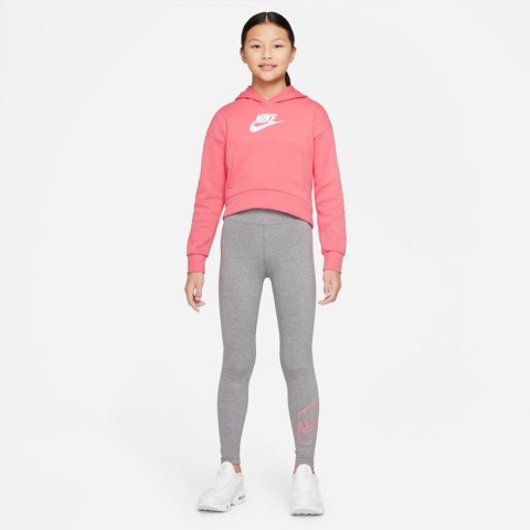 Legginsy Nike Sportswear Essential DN1853 091 szary M (137-147cm) Nike