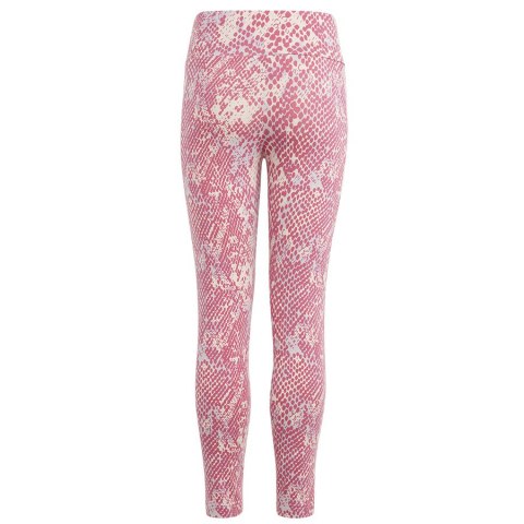 Legginsy adidas Essentials Future Icons Allover Print Tights girls IC0095 czerwony 164 cm Adidas