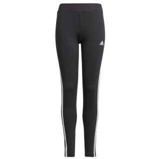Legginsy adidas Girls D2M 3 Stripes Tight GN1453 czarny 134 cm Adidas