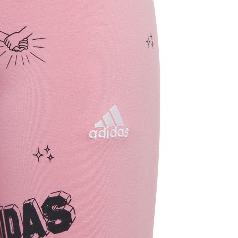 Legginsy adidas JG Bluv Q3 Tight girls Jr IA1568 różowy 140 cm Adidas