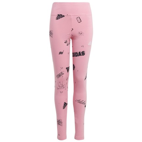 Legginsy adidas JG Bluv Q3 Tight girls Jr IA1568 różowy 152 cm Adidas