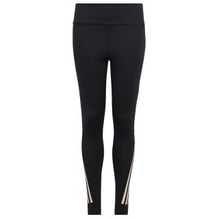 Legginsy adidas Training Aeroready 3S High-Rise 7/8 Optime TG girls IC0363 czarny 140 cm Adidas