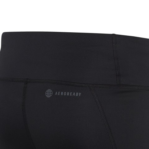 Legginsy adidas Training Aeroready 3S High-Rise 7/8 Optime TG girls IC0363 czarny 164 cm Adidas