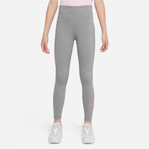 Spodnie Nike Sportswear Essential DN1853 092 szary S(128-137cm) Nike