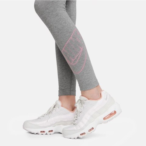 Spodnie Nike Sportswear Essential DN1853 092 szary S(128-137cm) Nike