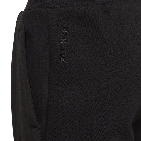 Spodnie adidas ALL SZN Fleece Pants HN8415 czarny 140 cm Adidas Spodnie adidas ALL SZN Fleece Pants HN8415 czarny 140 cm Adidas