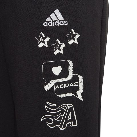 Spodnie adidas BLUV Q3 Pant Jr IA1552 czarny 140 cm Adidas