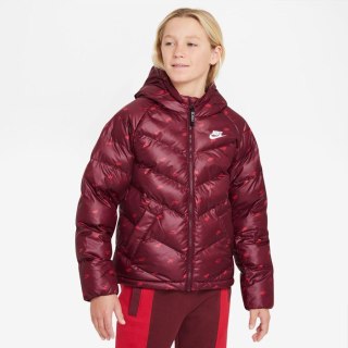 Kurtka Nike Sportswear M DX1266 010 czerwony S (128-137) Nike