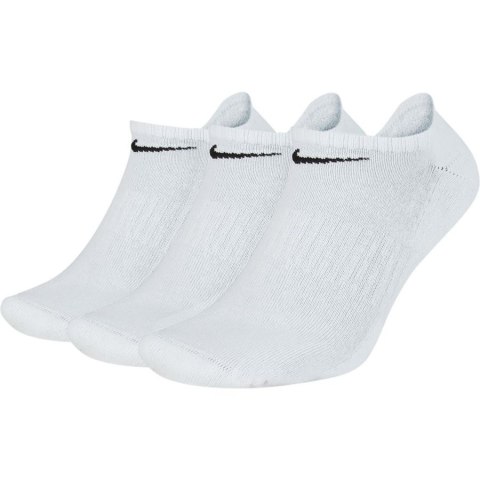 Skarpety Nike Everyday Cushion No-Show 3Pack SX7673-100 biały 38-42 Nike