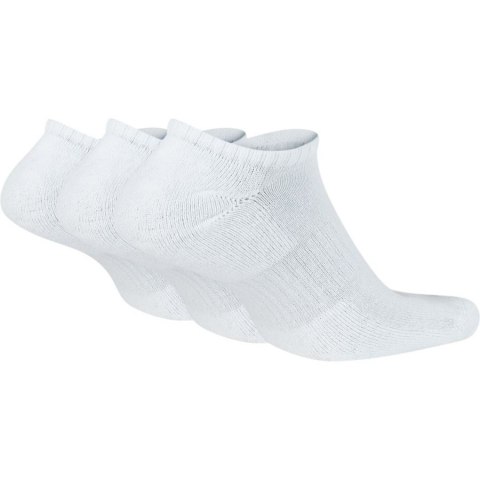 Skarpety Nike Everyday Cushion No-Show 3Pack SX7673-100 biały 38-42 Nike