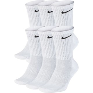 Skarpety Nike Everyday Long Cushion SX7666-100 biały 34-38 Nike