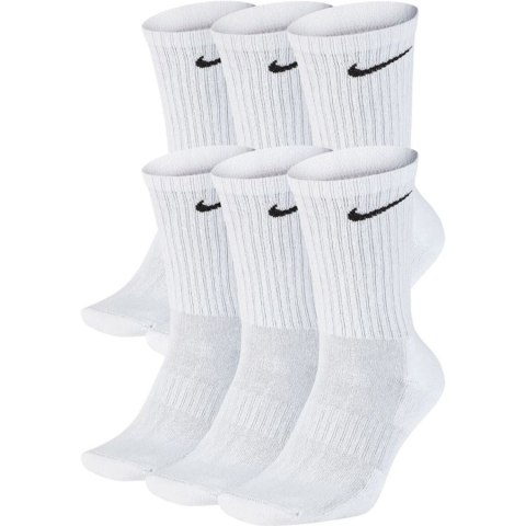 Skarpety Nike Everyday Cushioned SX7666-100 biały 42-46 Nike Skarpety Nike Everyday Cushioned SX7666-100 biały 42-46 Nike
