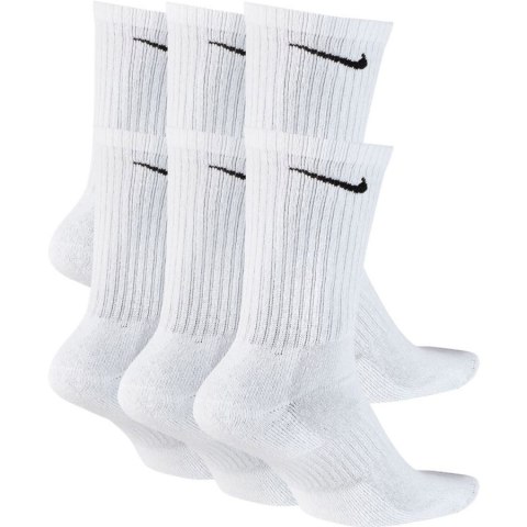 Skarpety Nike Everyday Cushioned SX7666-100 biały 42-46 Nike Skarpety Nike Everyday Cushioned SX7666-100 biały 42-46 Nike