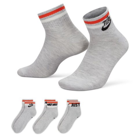 Skarpety Nike Everyday Essential 3Pack DX5080 050 szary 34-38 Nike