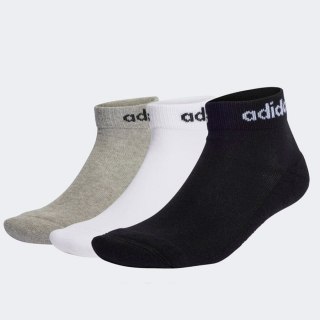 Skarpety adidas Linear Ankle Cushioned 3PP IC1304 multikolor 37-39 Adidas