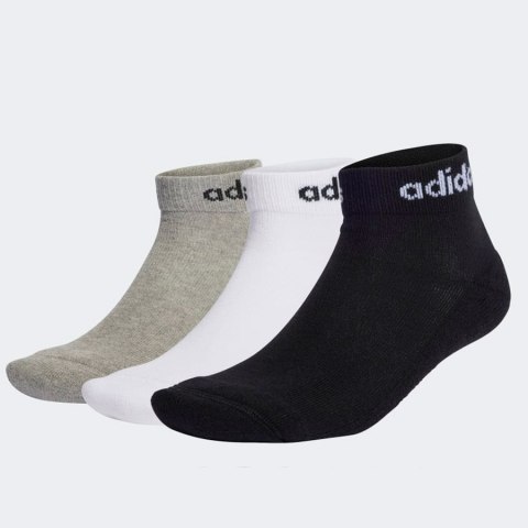 Skarpety adidas Linear Ankle Cushioned 3PP IC1304 multikolor 37-39 Adidas