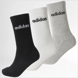 Skarpety adidas Linear Crew Cushioned 3PP IC1302 multikolor 37-39 Adidas