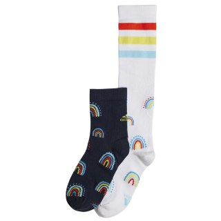 Skarpety adidas Rainbow 2PP HN5735 multikolor 34-36 Adidas