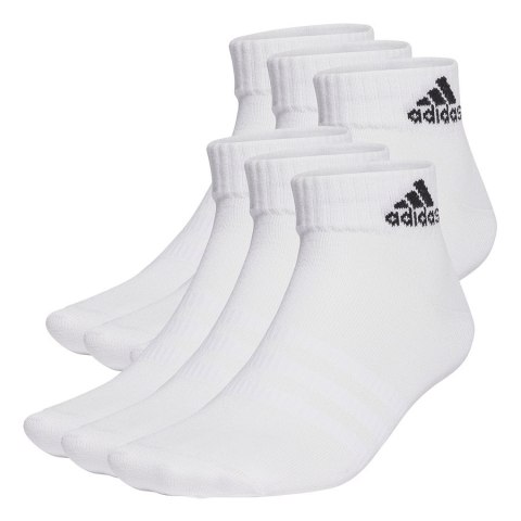 Skarpety adidas Thin & Light Sportswear Ankle 6PP HT3430 biały 40-42 Adidas