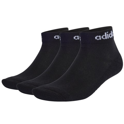 Skarpety adidas Think Linear Ankle 3PP IC1305 czarny 40-42 Adidas Skarpety adidas Think Linear Ankle 3PP IC1305 czarny 40-42 Adidas